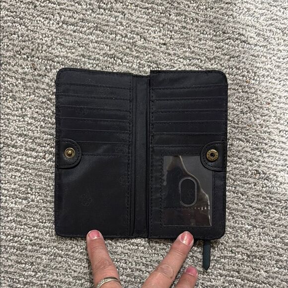 Plaid Pink and Black Women's Wallet - Picture 2 of 2